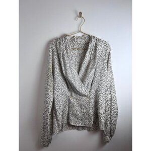 Tahari vintage blouse sprinkles ! Has flaws with life left!